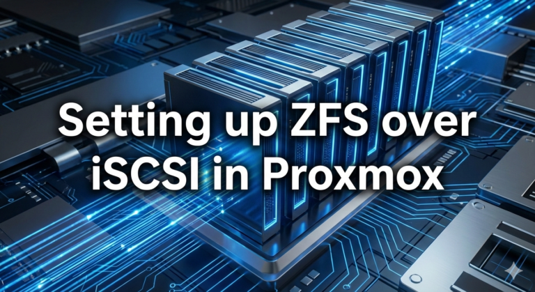 Setting up ZFS over iSCSI in Proxmox